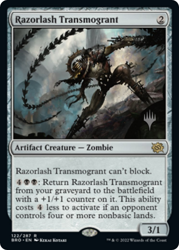 Razorlash Transmogrant (Promo Pack) [The Brothers' War Promos] | The Time Vault CA