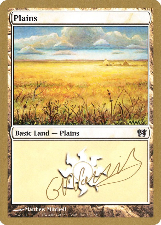 Plains (gn332) (Gabriel Nassif) [World Championship Decks 2004] | The Time Vault CA