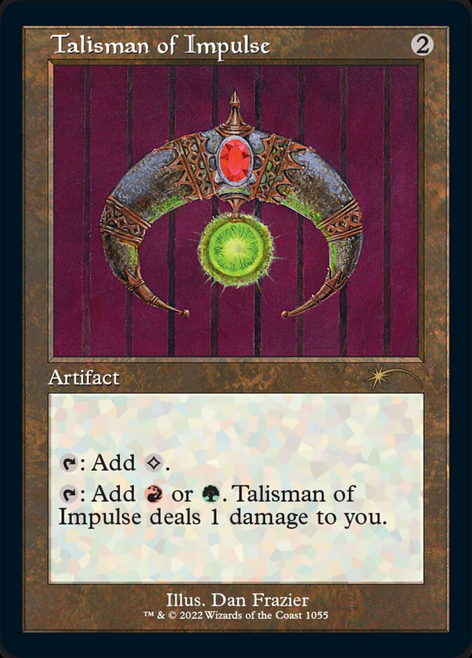 Talisman of Impulse (Foil Etched) [Secret Lair Drop Series] | The Time Vault CA