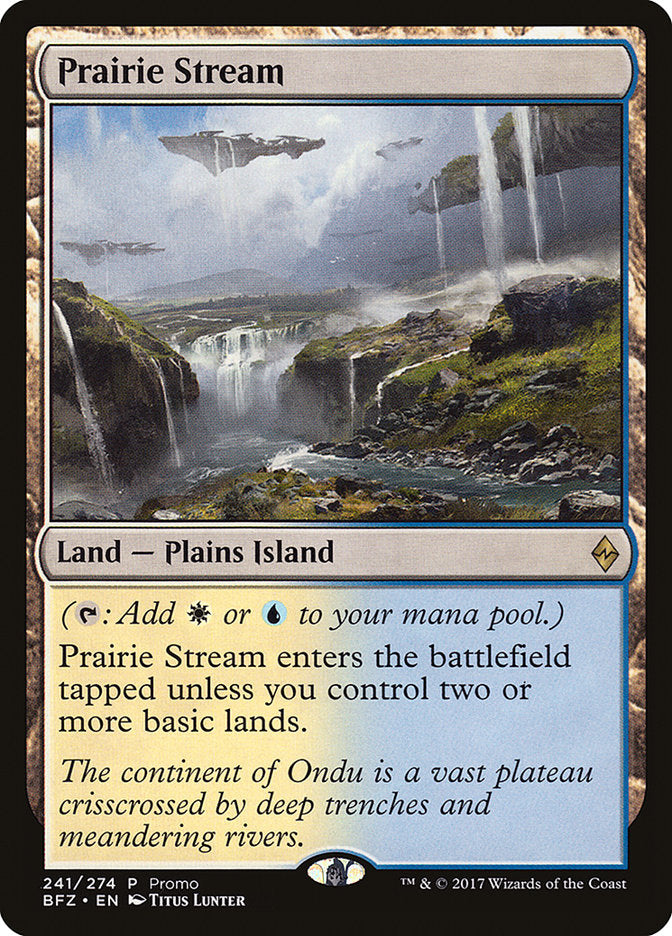 Prairie Stream (Promo) [Standard Showdown Promos] | The Time Vault CA