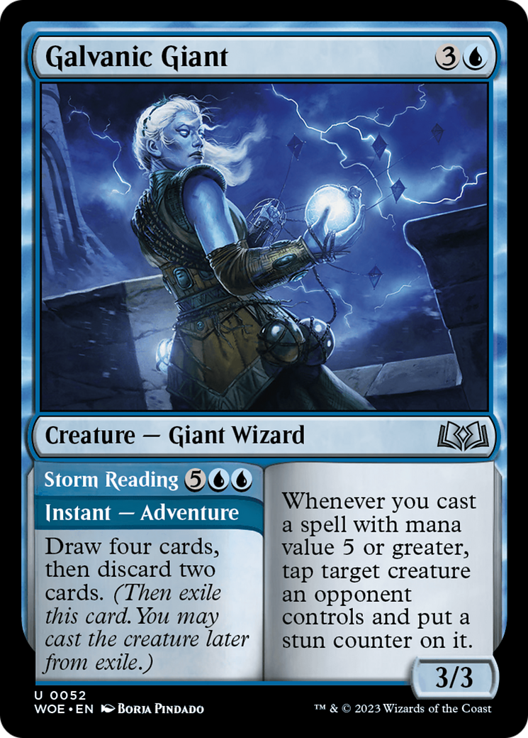 Galvanic Giant // Storm Reading [Wilds of Eldraine] | The Time Vault CA