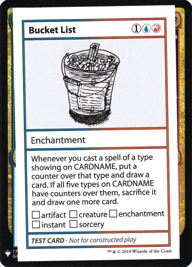 Bucket List [Mystery Booster Playtest Cards] | The Time Vault CA