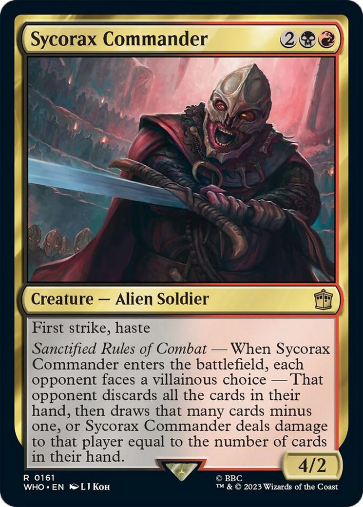 Sycorax Commander [Doctor Who] | The Time Vault CA