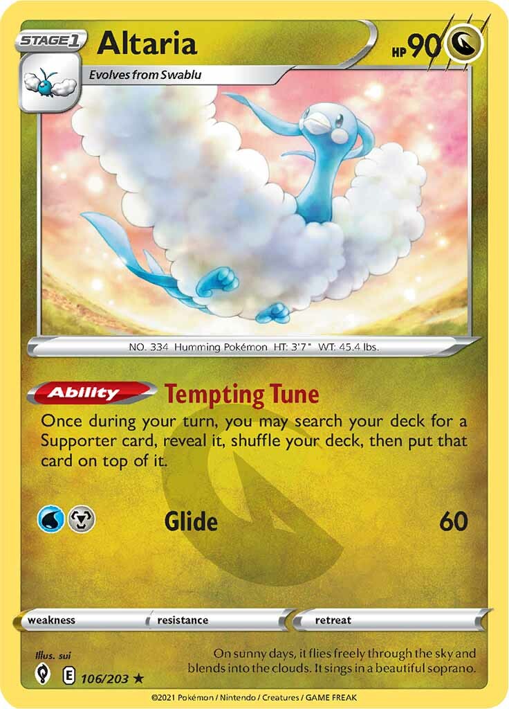 Altaria (106/203) [Sword & Shield: Evolving Skies] | The Time Vault CA