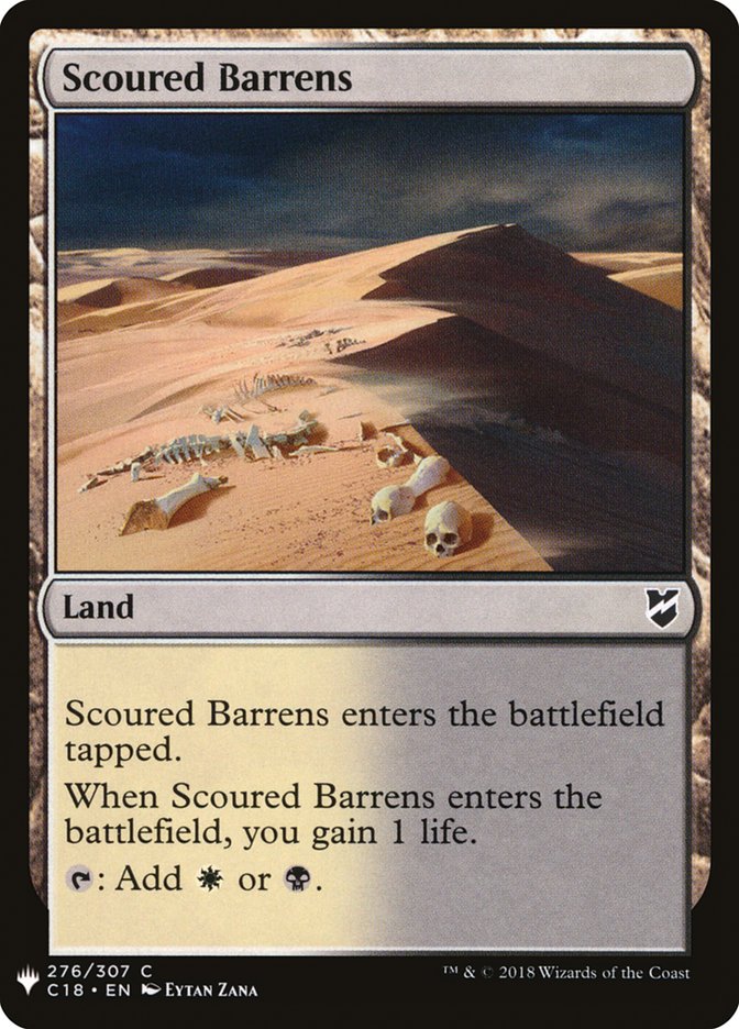 Scoured Barrens [Mystery Booster] | The Time Vault CA