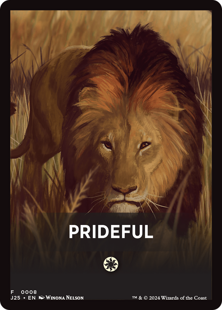 Prideful Theme Card [Foundations Jumpstart Front Cards] | The Time Vault CA