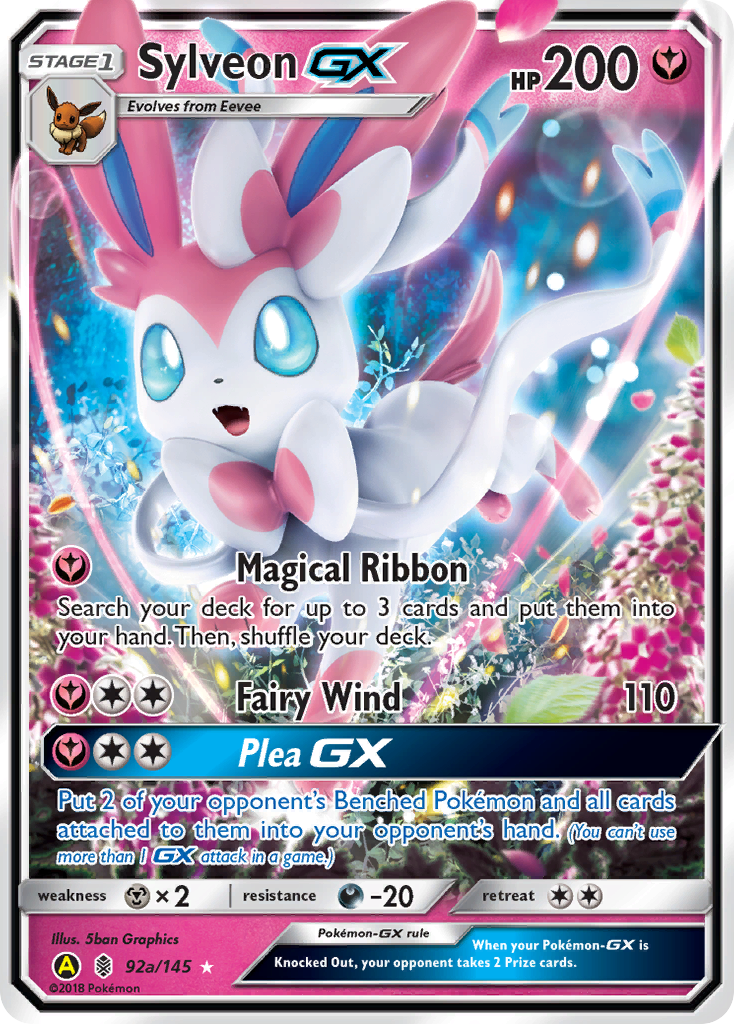 Sylveon GX (92a/145) [Alternate Art Promos] | The Time Vault CA