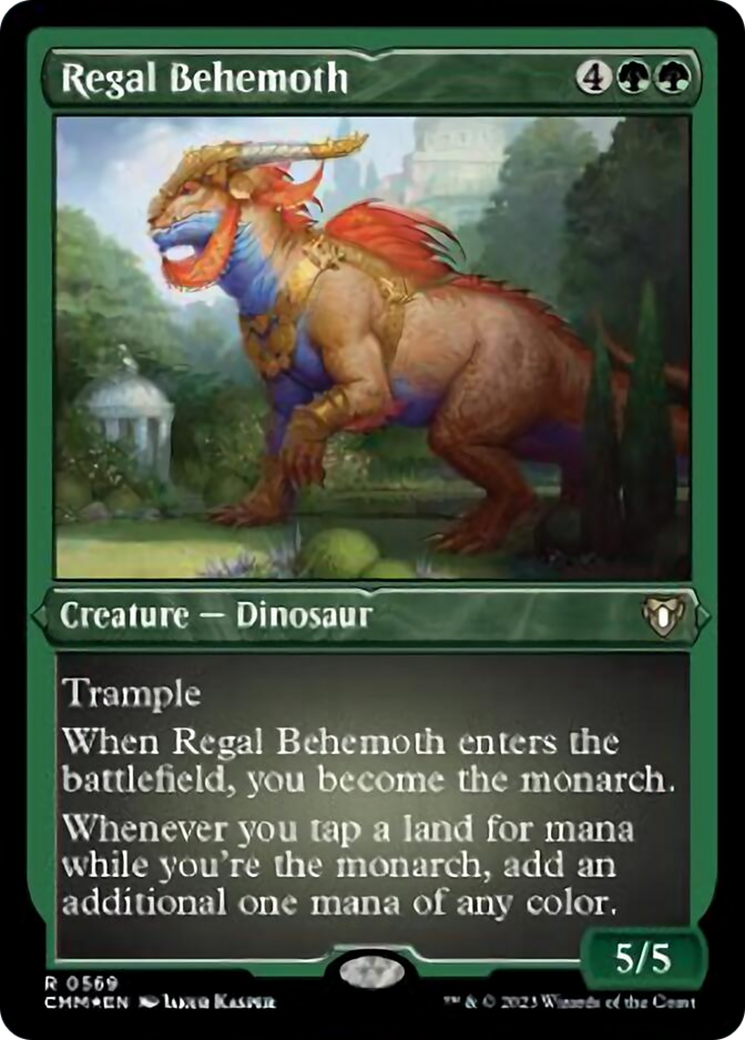 Regal Behemoth (Foil Etched) [Commander Masters] | The Time Vault CA