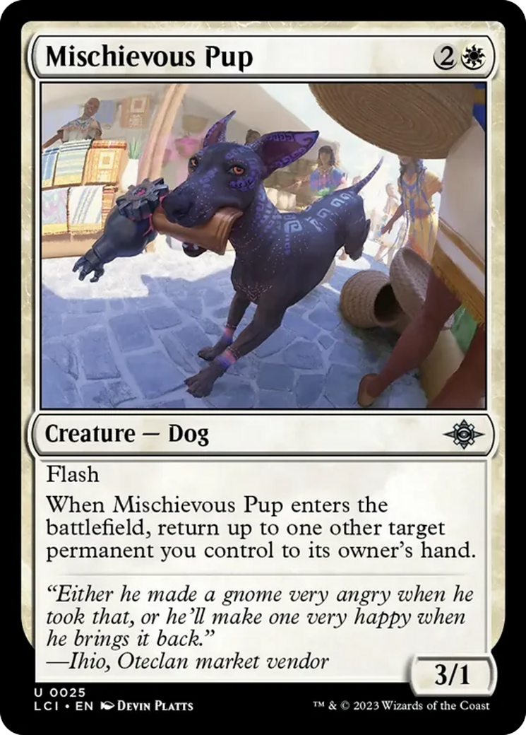 Mischievous Pup [The Lost Caverns of Ixalan] | The Time Vault CA