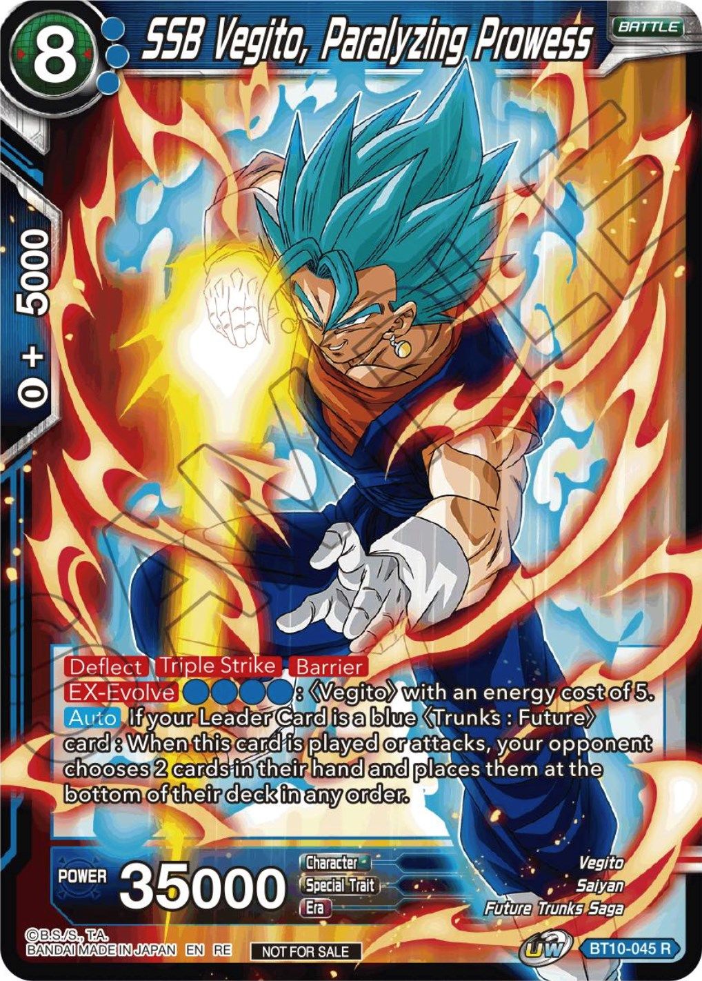 SSB Vegito, Paralyzing Prowess (Championship Selection Pack 2023 Vol.1) (BT10-045) [Tournament Promotion Cards] | The Time Vault CA