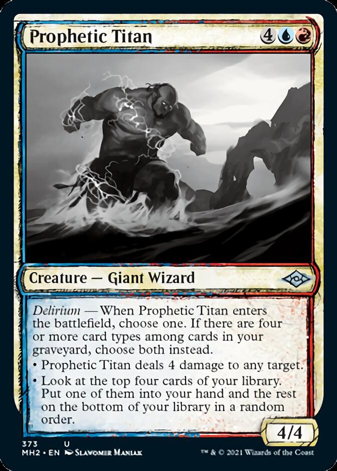 Prophetic Titan (Sketch) [Modern Horizons 2] | The Time Vault CA