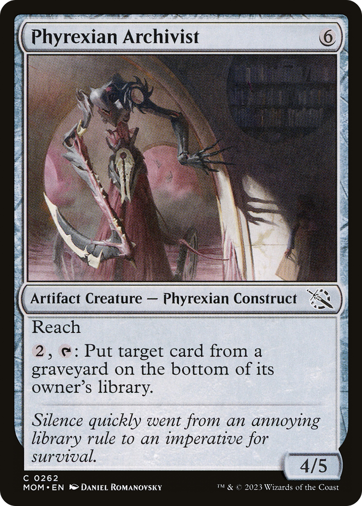 Phyrexian Archivist [March of the Machine] | The Time Vault CA