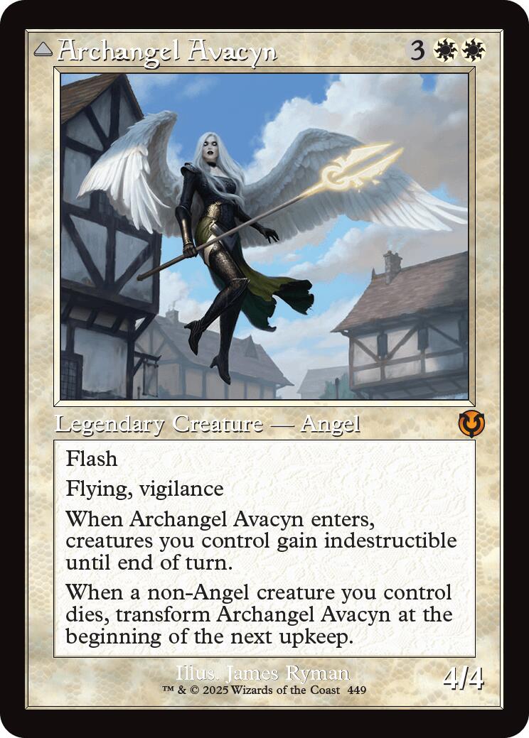 Archangel Avacyn // Avacyn, the Purifier (Retro Frame) [Innistrad Remastered] | The Time Vault CA