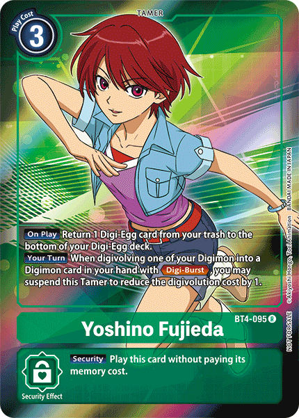 Yoshino Fujieda [BT4-095] (Buy-A-Box Promo) [Great Legend Promos] | The Time Vault CA