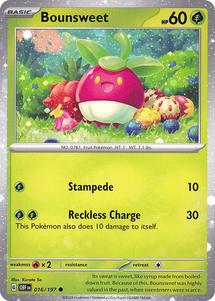 Bounsweet (016/197) (Cosmos Holo) [Miscellaneous Cards] | The Time Vault CA