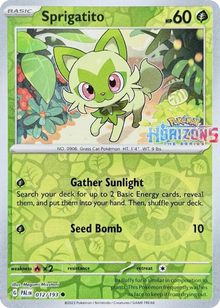 Sprigatito (012/193) [Miscellaneous Cards] | The Time Vault CA