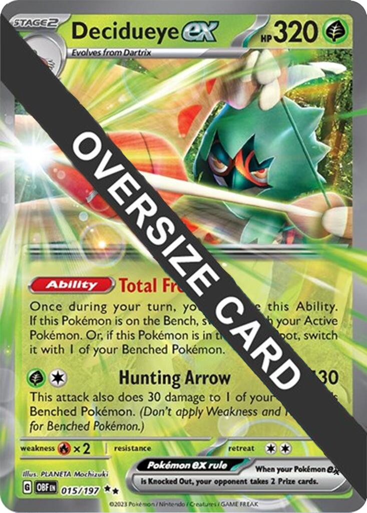 Decidueye ex (015/197) (Jumbo Card) [Miscellaneous Cards] | The Time Vault CA