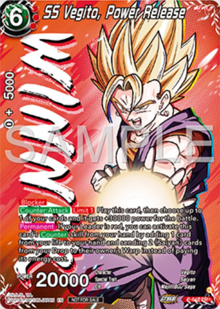 SS Vegito, Power Release (Winner) (P-643) [Tournament Promotion Cards] | The Time Vault CA