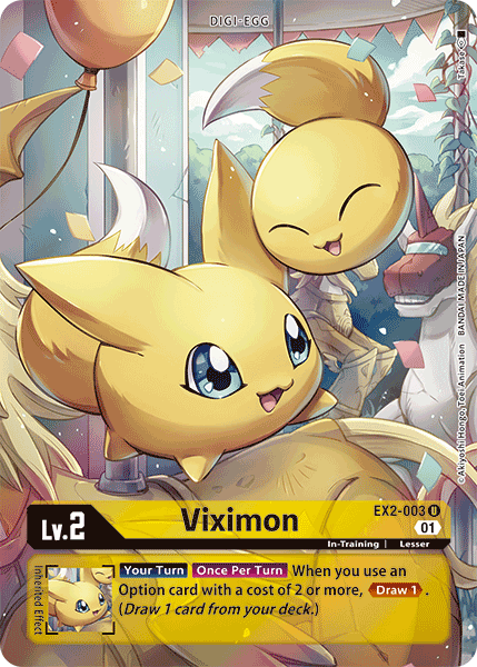 Viximon [EX2-003] (Alternate Art) [Digital Hazard] | The Time Vault CA