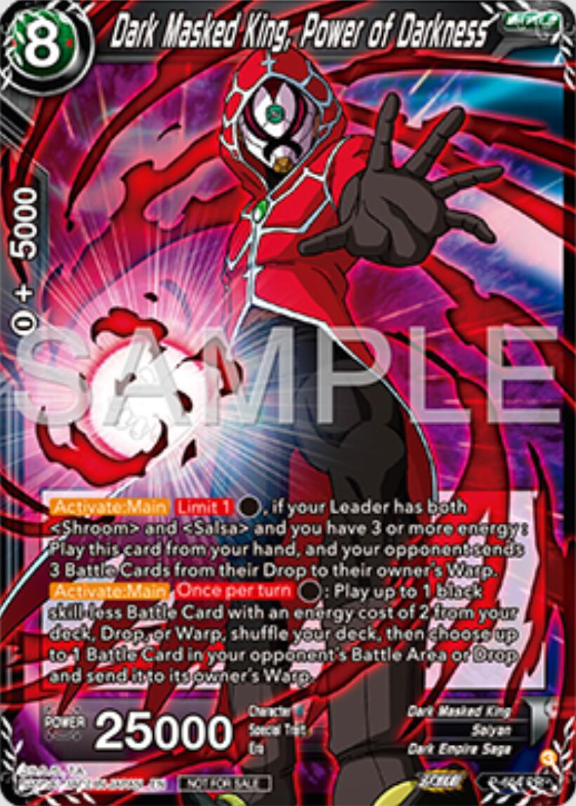 Dark Masked King, Power of Darkness (P-654) [Tournament Promotion Cards] | The Time Vault CA