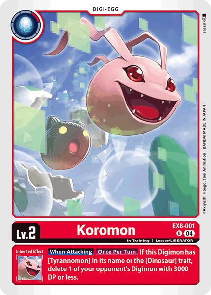 Koromon [EX8-001] [Chain of Liberation] | The Time Vault CA