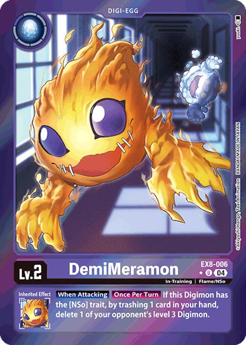 DemiMeramon [EX8-006] (Limited Foil) [Chain of Liberation] | The Time Vault CA