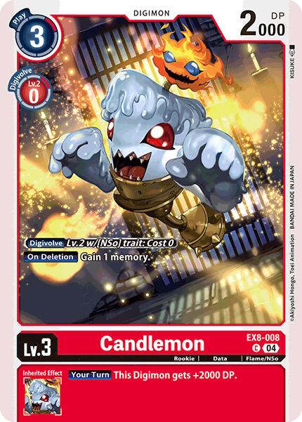 Candlemon [EX8-008] [Chain of Liberation] | The Time Vault CA