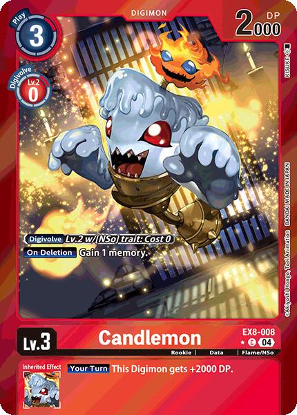 Candlemon [EX8-008] (Limited Foil) [Chain of Liberation] | The Time Vault CA