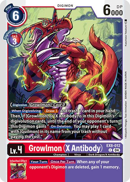 Growlmon (X Antibody) [Chain of Liberation] | The Time Vault CA