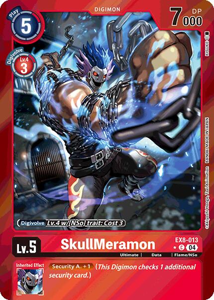 SkullMeramon [EX8-013] (Limited Foil) [Chain of Liberation] | The Time Vault CA