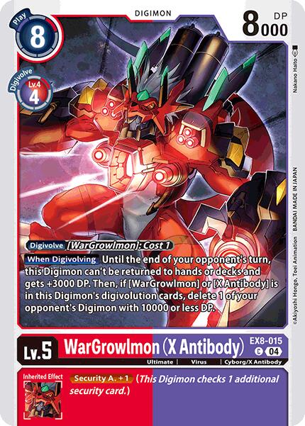 WarGrowlmon (X Antibody) [EX8-015] [Chain of Liberation] | The Time Vault CA