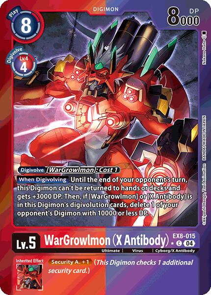 WarGrowlmon [EX8-015] (X Antibody) (Limited Foil) [Chain of Liberation] | The Time Vault CA