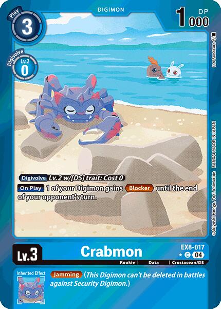 Crabmon [EX8-017] (Limited Foil) [Chain of Liberation] | The Time Vault CA