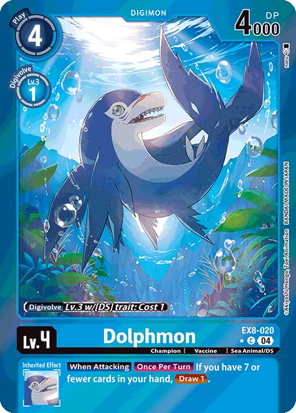 Dolphmon [EX8-020] (Limited Foil) [Chain of Liberation] | The Time Vault CA