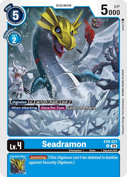 Seadramon [EX8-021] [Chain of Liberation] | The Time Vault CA