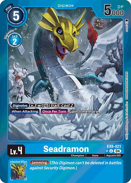 Seadramon [EX8-021] (Limited Foil) [Chain of Liberation] | The Time Vault CA