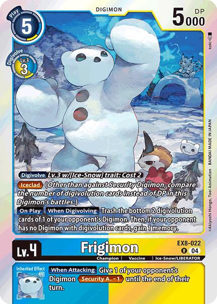 Frigimon [EX8-022] [Chain of Liberation] | The Time Vault CA