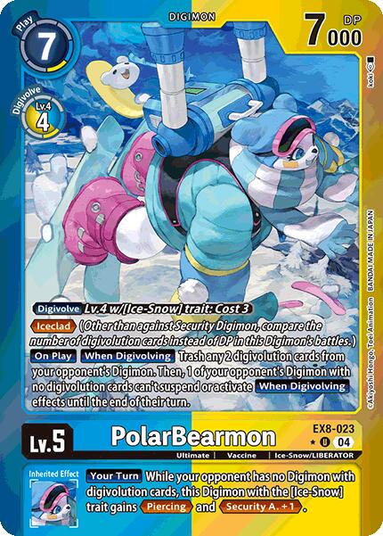 PolarBearmon [EX8-023] (Limited Foil) [Chain of Liberation] | The Time Vault CA