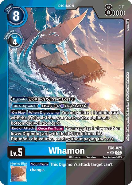Whamon [EX8-025] (Limited Foil) [Chain of Liberation] | The Time Vault CA
