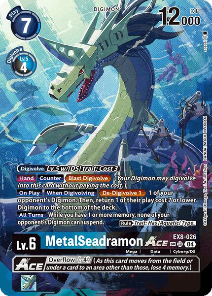 MetalSeadramon ACE [EX8-026] (Textured) [Chain of Liberation] | The Time Vault CA