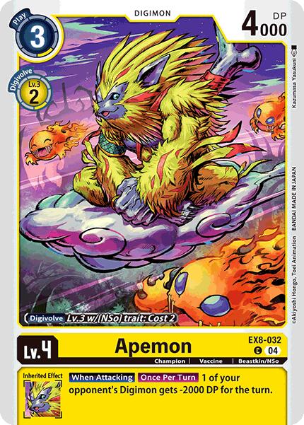 Apemon [EX8-032] [Chain of Liberation] | The Time Vault CA