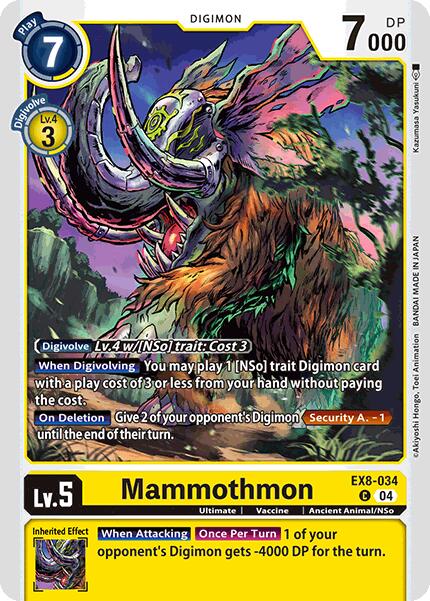 Mammothmon [EX8-034] [Chain of Liberation] | The Time Vault CA