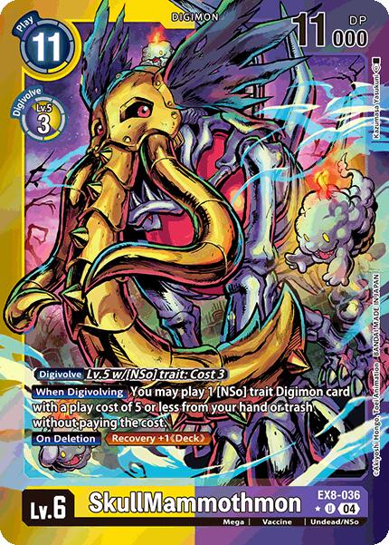 SkullMammothmon [EX8-036] (Limited Foil) [Chain of Liberation] | The Time Vault CA