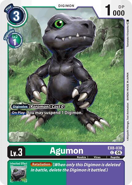 Agumon [EX8-038] [Chain of Liberation] | The Time Vault CA