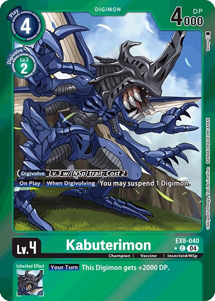 Kabuterimon [EX8-040] (Limited Foil) [Chain of Liberation] | The Time Vault CA