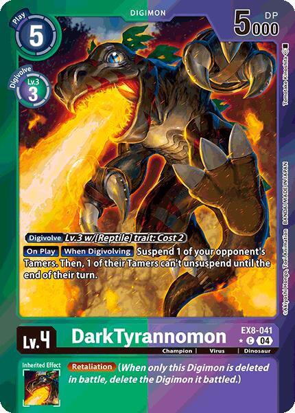 DarkTyrannomon [EX8-041] (Limited Foil) [Chain of Liberation] | The Time Vault CA