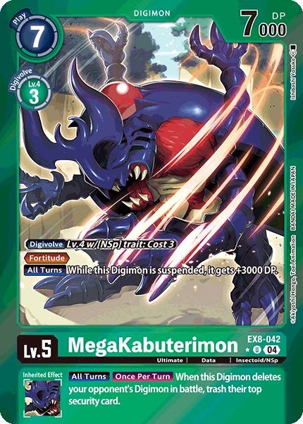 MegaKabuterimon [EX8-042] (Limited Foil) [Chain of Liberation] | The Time Vault CA