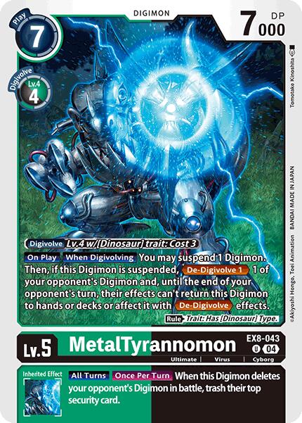 MetalTyrannomon [EX8-043] [Chain of Liberation] | The Time Vault CA