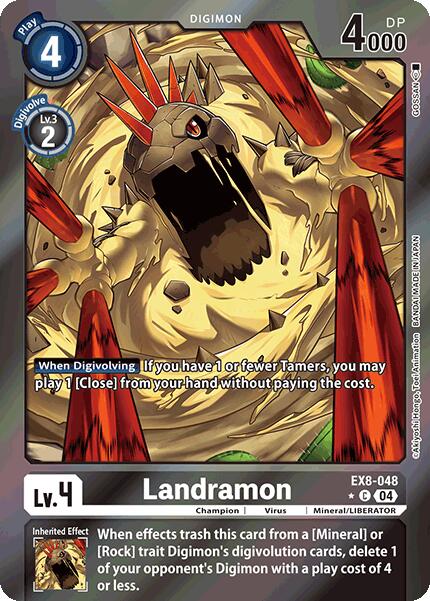 Landramon [EX8-048] (Limited Foil) [Chain of Liberation] | The Time Vault CA