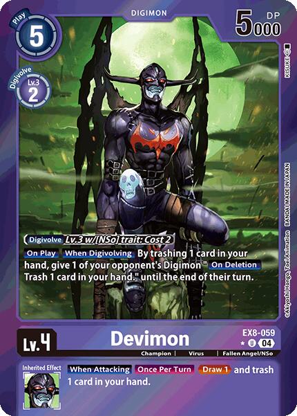 Devimon [EX8-059] (Limited Foil) [Chain of Liberation] | The Time Vault CA